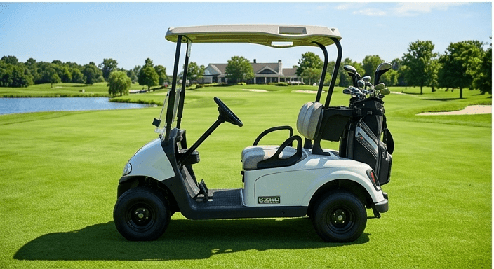 2014 E-Z-GO Freedom RXV Electric Golf Cart White