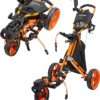 FLAGTAG 3 Wheel Golf Push Cart with 360 Swivel Front Wheel and Foot Brake FLAGTAG 3 Wheel Golf Push Cart with 360 Swivel Front Wheel and Foot Brake