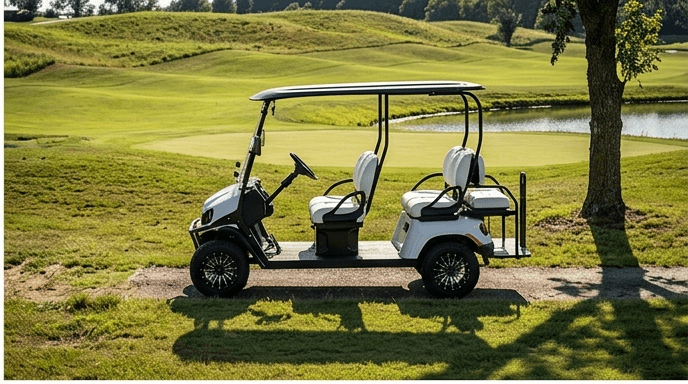 2025 E-Z-GO Liberty ELiTE Lithium Electric Golf Cart Ocean Grey