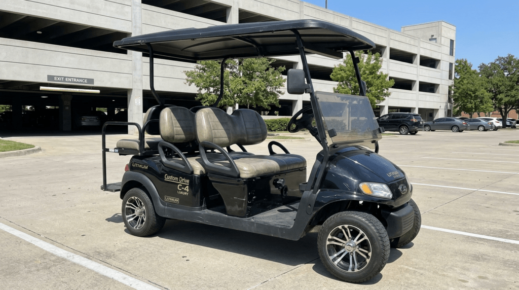 Used Custom Drive C-4 Luxury Four Passenger Lithium Golf Cart