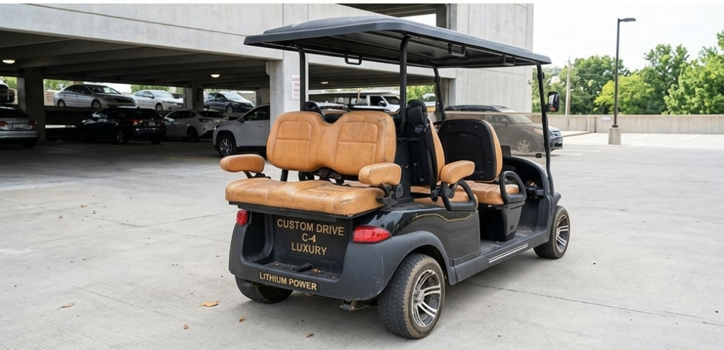 Used Custom Drive C-4 Luxury Four Passenger Lithium Golf Cart