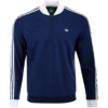 Adidas Men's Originals 3 Stripes 1/4 Zip Sweatshirt