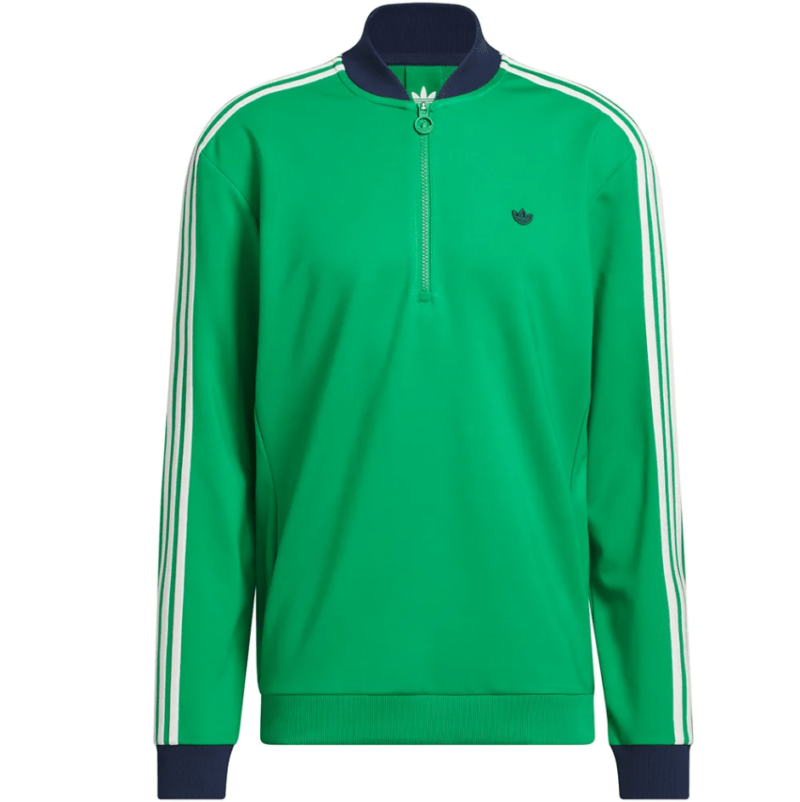 Adidas Men's Originals 3 Stripes 1/4 Zip Sweatshirt