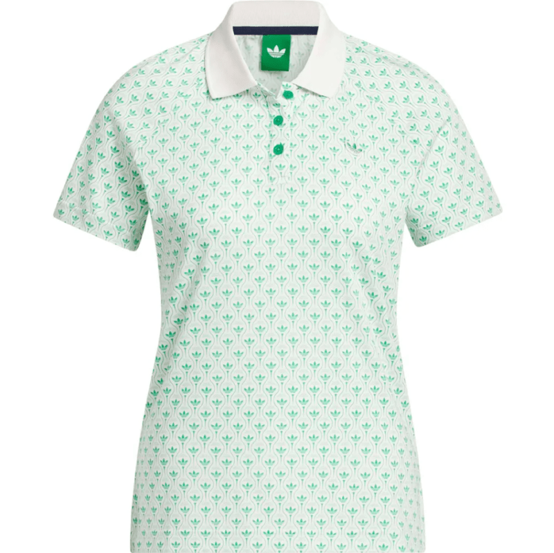 Adidas Women's Originals All Over Trefoil Polo Shirt