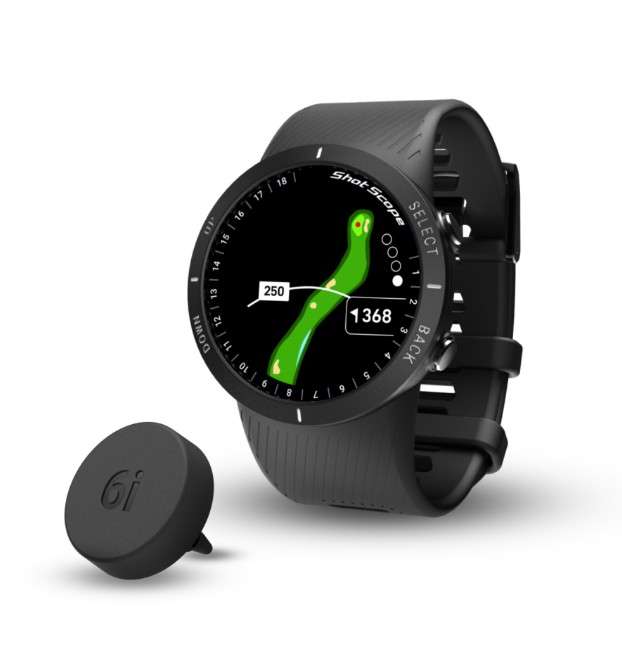 Shot Scope V5 GPS Watch with Shot Tracking and Full Hole Maps